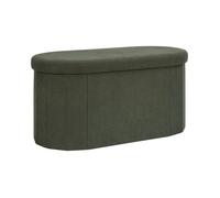 Banc Coffre Pliable Côtelé "Jules" 76cm Vert