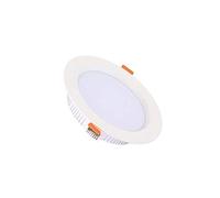 Coffre Blanche Rond Down Lumière 15W Led Led Plafonniers Encastrés Downlights 50Hz 85Ra Ac 110V-220V Rond Spot de Crise Trou Diamètre de Diamètre de 140-150Mm Pour le Magasin de Bureau Hall Bure, BI
