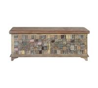 Coffre bois marron - décoration