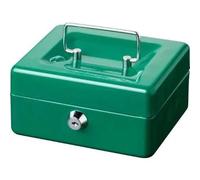 Caisse verrouillable Burg-Wächter avec insert pour clé et monnaie, petite, en tôle d'acier, Money 5015, vert turquoise