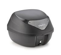 Coffre Case 29 Litres Noir Tech Catadioptres Fumée