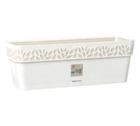 Coffre Cloe Avec Réserve 50 Cm Blanc Beige Stefanplast