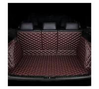 Coffre Couverture Voiture Tapis Coffre Voiture Tout Compris Cuir sur Mesure pour Hummer H2 H3 Accessoire Auto Full Surroun Bagages Pad Cover Protection(Café)