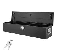 VEVOR Boîte à outils 121,9×38×38 cm – Aluminium robuste pour lit de camionnette