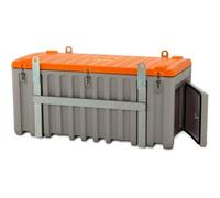 Box de chantier PE avec trappe latérale CEMBOX 750 litres grutable - Pour vrac - CEMO