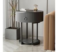 Coffre De Chevet Table De Chevet Ronde étroite Table De Chevet Moderne Table D'appoint avec Tiroir en Métal Tables De Chevet Glam Classiques Meubles De Chevet pour Chambre À Coucher Ensemble