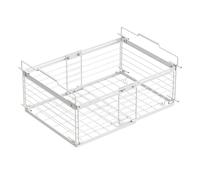 Coffre de congélation empilable avec poignée - Panier de rangement pratique pour réfrigérateur - Système d'organisation pratique - Résistant à la rouille