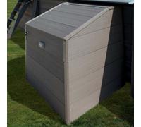 Gre Coffre de filtration pour piscine bois composite L80 x 60 x H115 cm