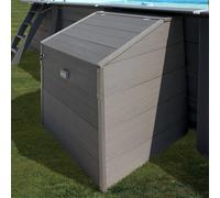 Coffre de filtration pour piscine bois composite - L80 x 60 x h91cm