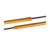 Coffre de hayon arrière Capot Avant Vérins À Gaz Barres Support Levage Ressorts Piston D'amortisseur Hydraulique Pour Alfa Pour Romeo Pour Giulietta 940 2010-2020(Fibre de carbone jaune)