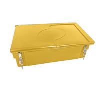Coffre De Jardin 100l Avec Grenouilleres Et Cadenas Pour Stockage Et Rangement