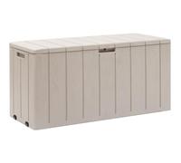 Coffre de jardin BRAVO - Résine - Taupe - Capacité 270L - 117,5 x 45 x 56 cm Taupe G