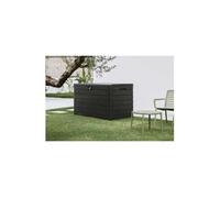 Coffre de jardin DOLOMITI - Résine - Capacité 970L - Anthracite