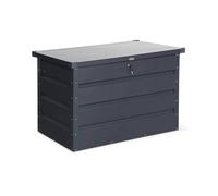 sweeek - Coffre de jardin en métal -DALLAS - 285L anthracite