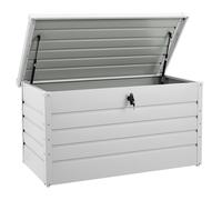 Coffre de jardin en métal Limani Blanc