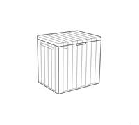 Coffre de jardin - KETER - City cube - Résine polypropylène - Antiultraviolets - Gris