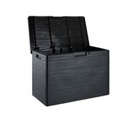 Coffre de jardin KETER STORER PLUS XL - Résine - Capacité 1270L - Noir et gris