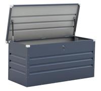 Coffre de jardin métal "Store" - 680 L - 165 x 69 x 60 cm - Gris