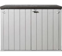 Coffre de jardin - TOOMAX - STORAWAY PLUS 2XL - Résine - Capacité 2270L - Taupe et marron