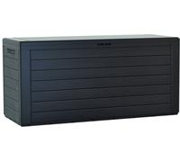 PROSPERPLAST Boîte à jardin 280L plastique anthracite Woodebox 116 x 43,3 x 55 cm