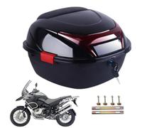Coffre de moto étanche - Grande taille, Noir , voir description, Voir | Base intégrée pour ranger des vêtements, des chaussures et des chapeaux lors de l'équitation, des voyages