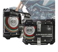 Coffre De Moto, Top Case en Aluminium 36L 45L 55L 65L Coffres Moto pour Rangement Casques, Étanche Scooter Moto Quad Valise Top Case (Color : Noir, Size : 65L)