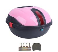 Coffre de Moto Universel - Porte-Bagages arrière avec matériel de Montage, étui de Rangement verrouillable pour Casque et équipement, Accessoire Moto Durable et spacieux