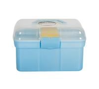 Coffre de pansage complet pour cheval Harry's Horse Bleu TU