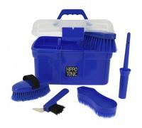 Hippo-Tonic Coffre de pansage L 28,5 x P 21 x H 20 cm Bleu roi