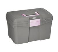 Symantec Boîte de nettoyage HIPPOTONIC gris-rose L 40 x P 27,5 x H 24,5 cm