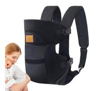 Coffre de porte-parole pour bébé - Transport respirant pour bébés | Sangle mains libres, sac ergonomique respirant horizontal support de tête réglable