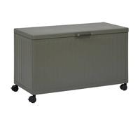Hespéride - Coffre de Rangement Extérieur Edenio 510L Laurier - Structure Acier Galvanisé et Aluminium - Etanche et Mobile - Mobilier pour Jardin, Balcon, Terrasse