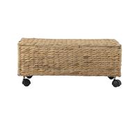 Coffre De Rangement À Roulettes En Jacinthe D'eau Basket W - Bloomingville Mini