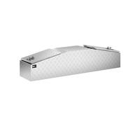 Coffre de rangement aluminium - 177 x 39 x 40.5 cm - 230 l - Avec serrure | MSW