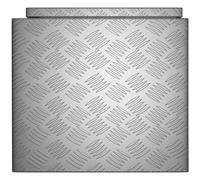 MSW Coffre De Rangement Aluminium Damier Malle De Transport MSW-ATB-910 (172 litres, 90.5 x 44.5 x 40cm, Charnières Et Poignées Rivetées)