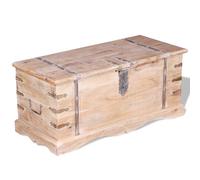 Coffre de rangement Banc boîte de rangement pour maison Bois d'Acacia vidaXL