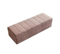 Coffre de Rangement, Bancs de Rangement pour Chambre à Coucher, pouf Rangement avec Rangement, Coffres de Rangement pour Chambre à Coucher, Salon, Couloir D'entrée(Milk coffee color,62.9in/160cm)