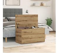 Vidaxl Coffre De Rangement Chêne Artisanal 84x42x46 Cm Bois Ingénierie