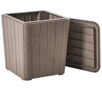 Coffre de Rangement de Jardin en Polypropylène 40 x 42 cm Meuble d'Extérieur Tau