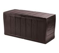 Keter Coffre de rangement de jardin Keter Sherwood 270L plastique brun Brun