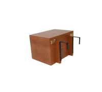 Coffre de rangement d'écurie Grooming Deluxe Marron TU