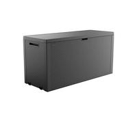 Coffre de rangement KETER e térieur en résine 270 litres Malle de jardin Emily Gris