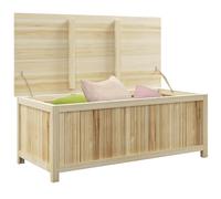 Coffre de rangement Outsunny Coffre de rangement extérieur 172L avec vérins - dim. 120L x 55l x 45H cm - bois de sapin