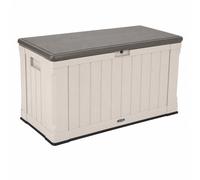 Coffre de rangement extérieur Lifetime 439 L Beige et Marron