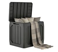 Coffre de Rangement Extérieur - Outsunny - 121L - Poignées, Conteneur Étanche - PP - 56 x 45 x 53 cm - noir