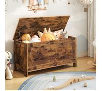 Coffre de Rangement - HOOBRO - HU-XI-201 - Charnieres de Sécurité - 76x40x48 cm - Vintage