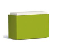 Tekcnoplast Coffre de rangement Roomy - Rectangulaire 80x35 cm - Hydrofuge Résine écologique Vert