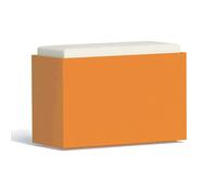 COFFRE DE RANGEMENT HYDROFUGE COUVERCLE AMOVIBLE JARDIN POUF TABOURET EXTÉRIEUR