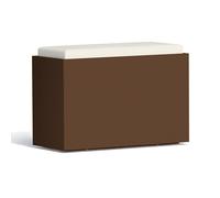 COFFRE DE RANGEMENT HYDROFUGE COUVERCLE AMOVIBLE JARDIN POUF TABOURET EXTÉRIEUR