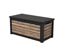 Coffre de rangement jardin 630L - Collection Signature - Aspect bois Douglas - KETER